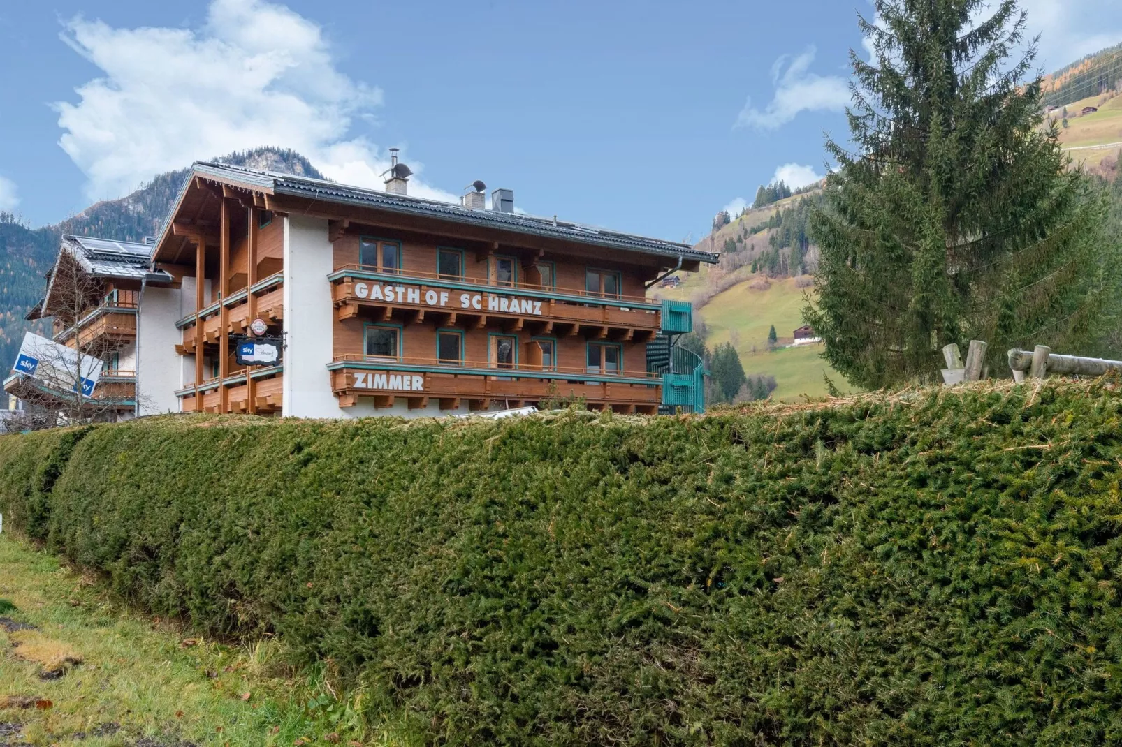 Appartement Zillertal Alpen A-Buitenkant zomer