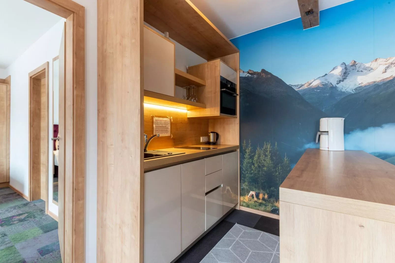 Appartement Zillertal Alpen A-Keuken
