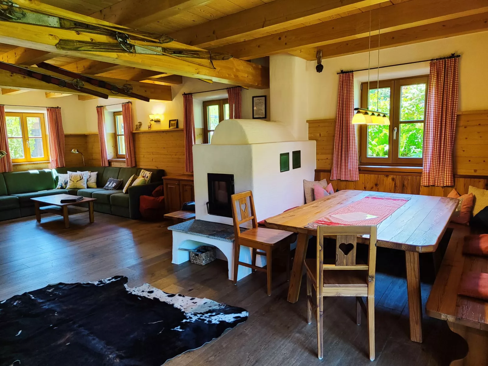 St martin chalets-Binnen