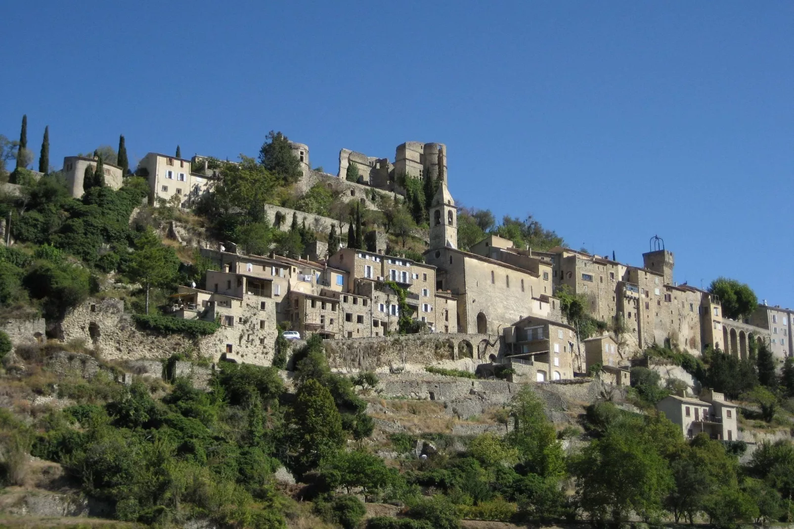 Chateau des Gipières-Gebieden zomer 5km