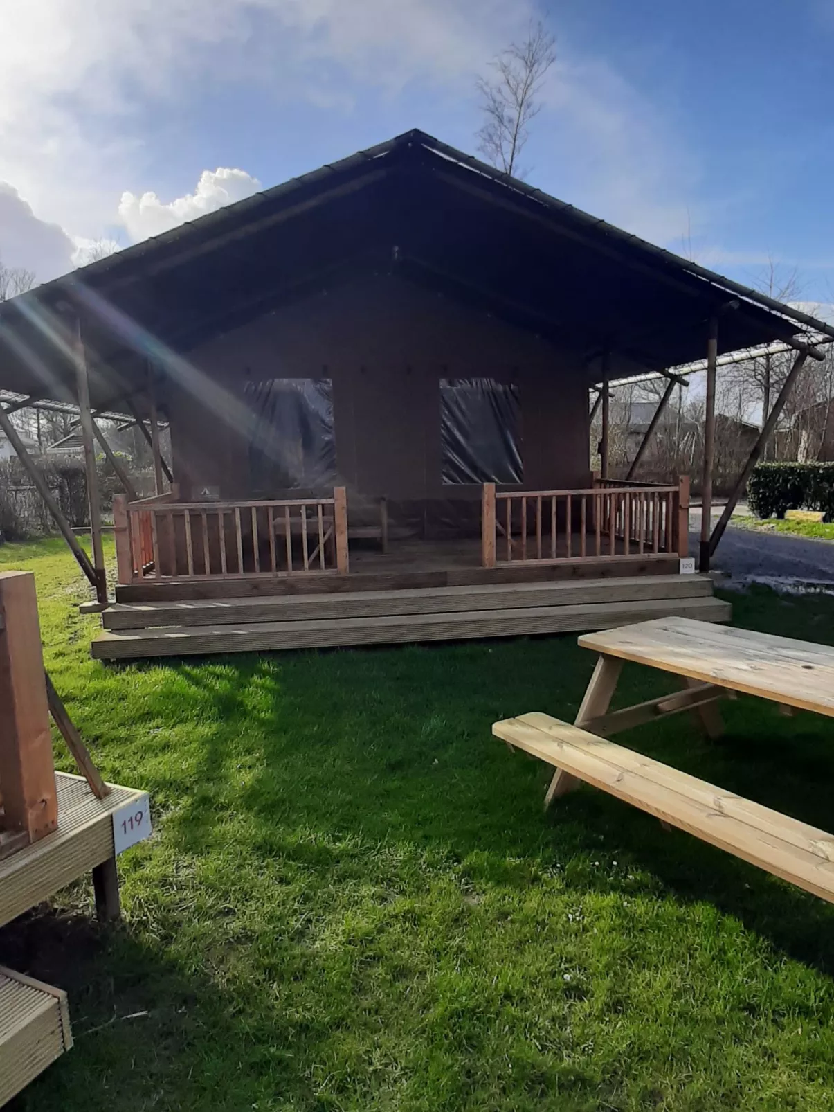 Glampingtent Country 6-Buiten