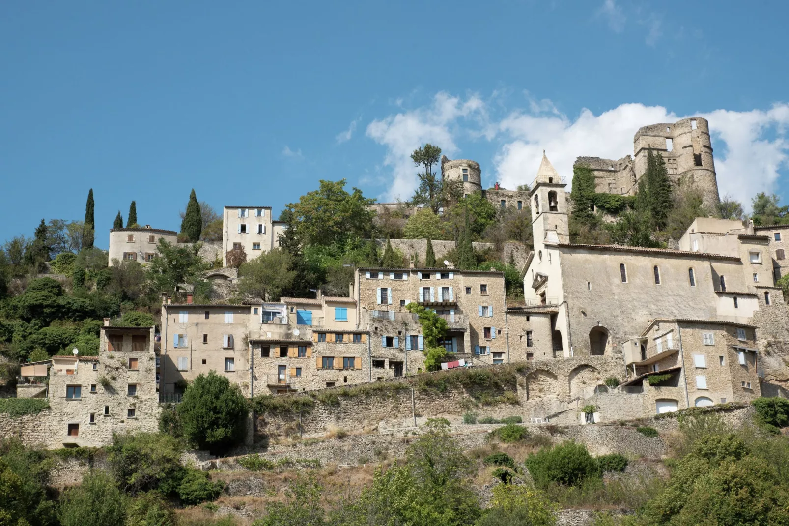 Au château près du Ventoux I-Gebieden zomer 1km