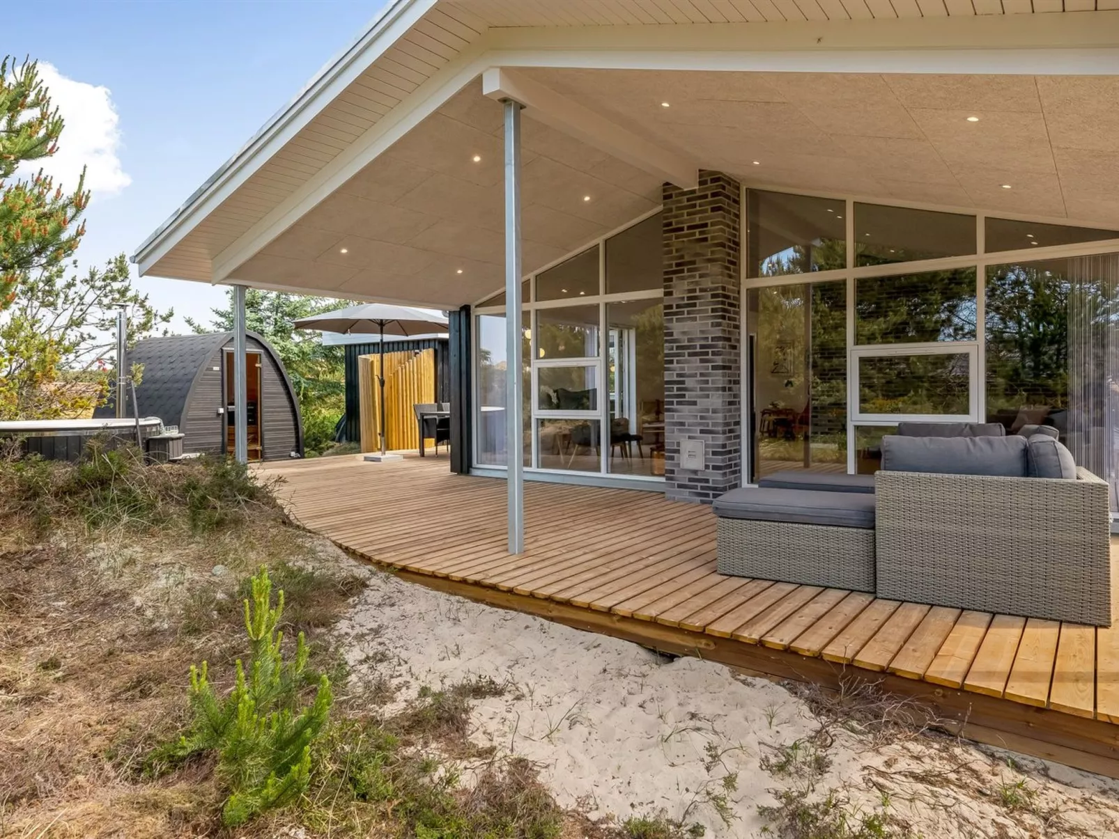 "Gaia" - 700m from the sea in Western Jutland-Buiten