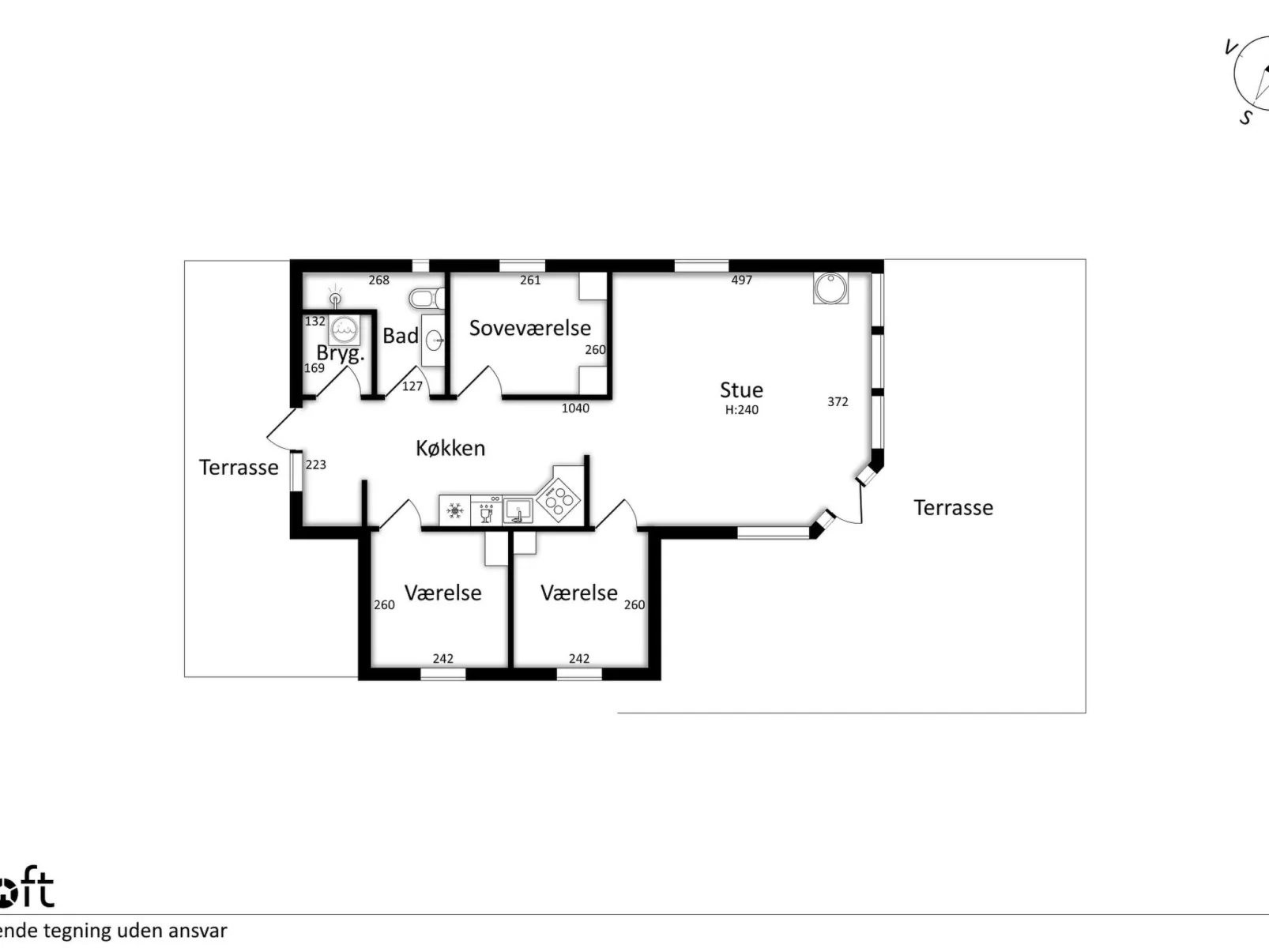 "Hjalmsvider" - 300m from the sea-Buiten