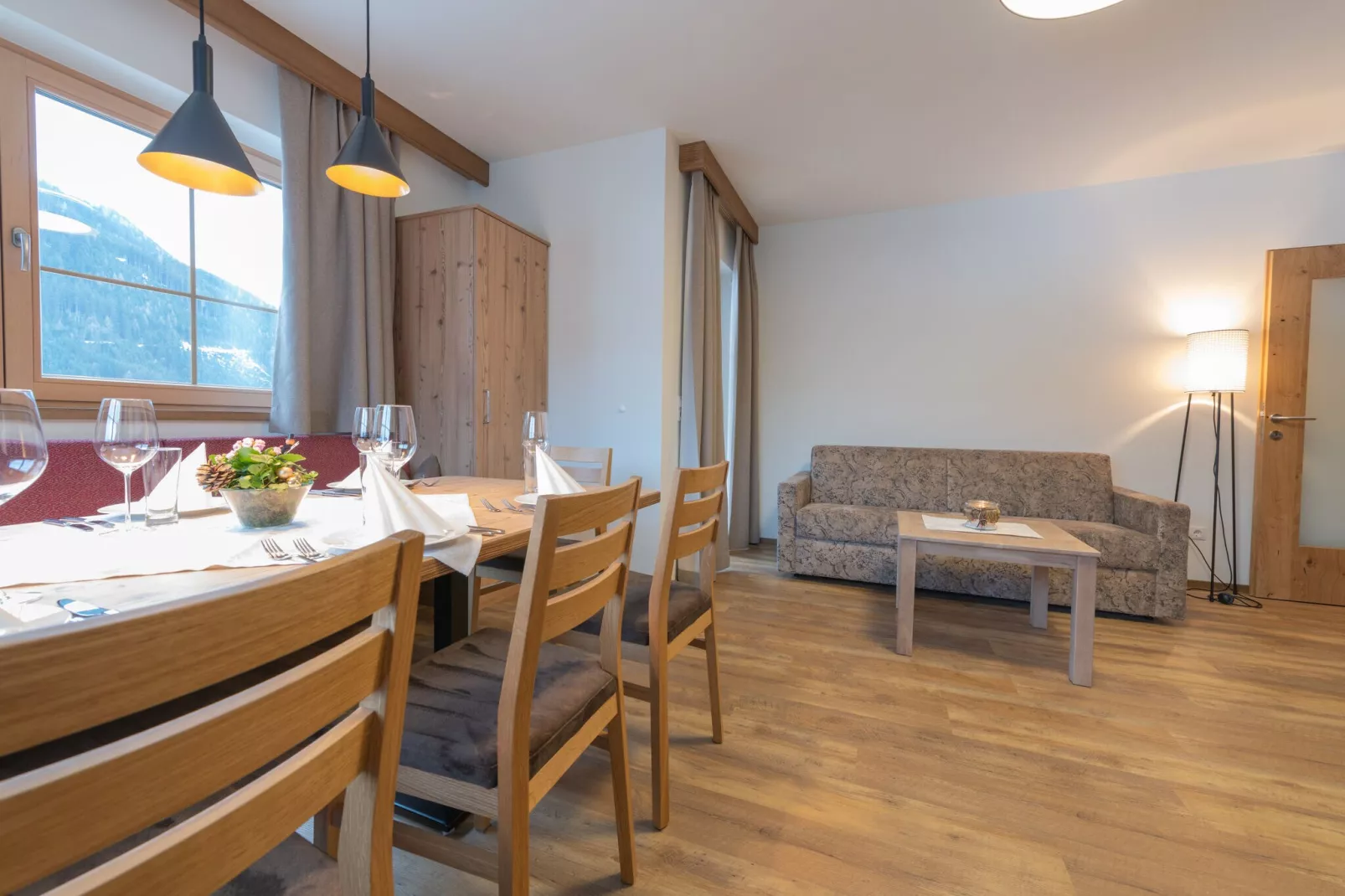 Salzach Appartement Wald 1-Woonkamer