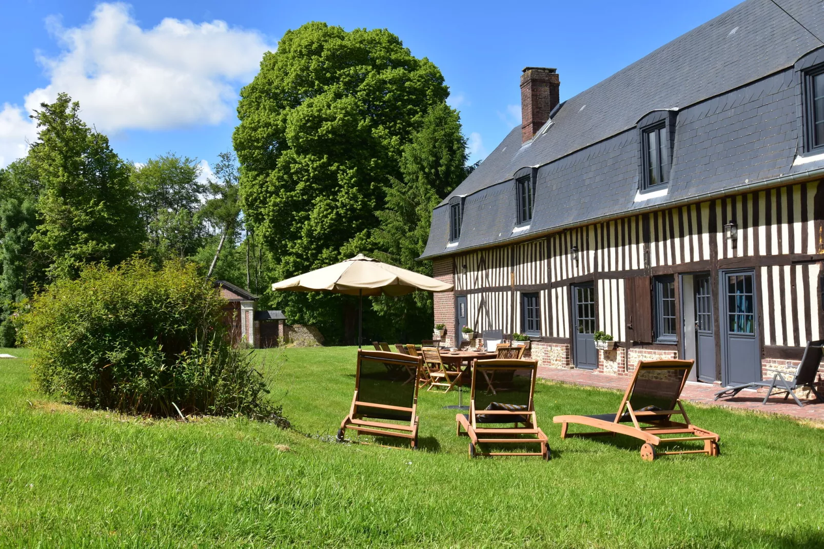 Grand Gîte-Tuinen zomer