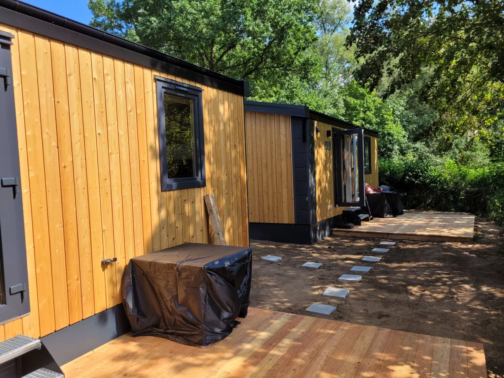 Tiny Haus Soul & Lake-Buiten