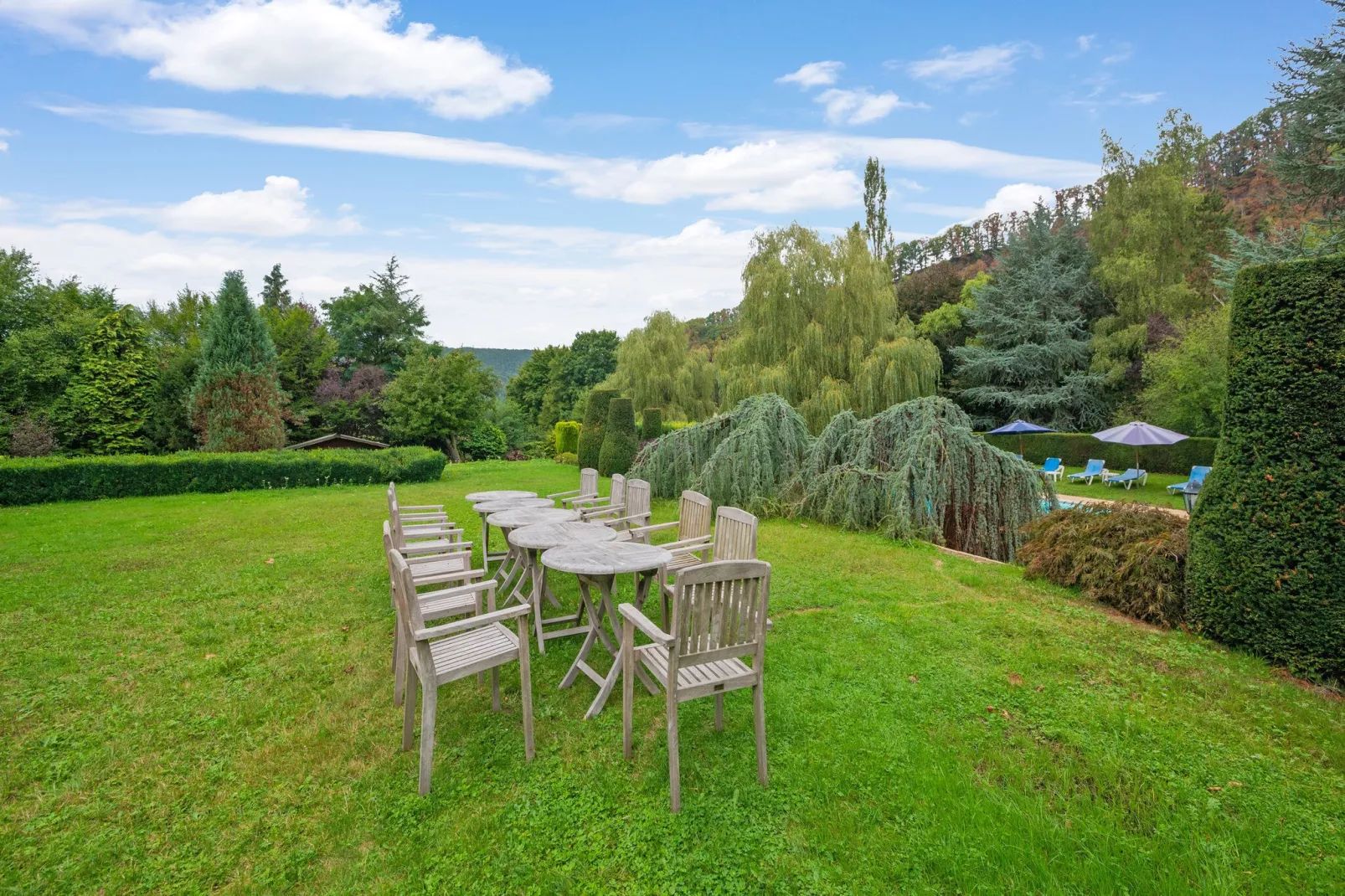 Relais de l' Ourthe-Tuinen zomer