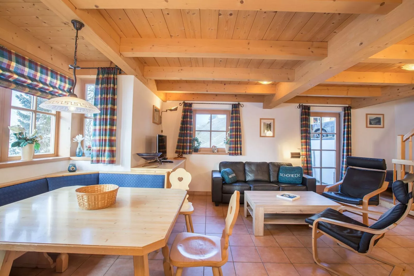 Chalets im Wald-Woonkamer