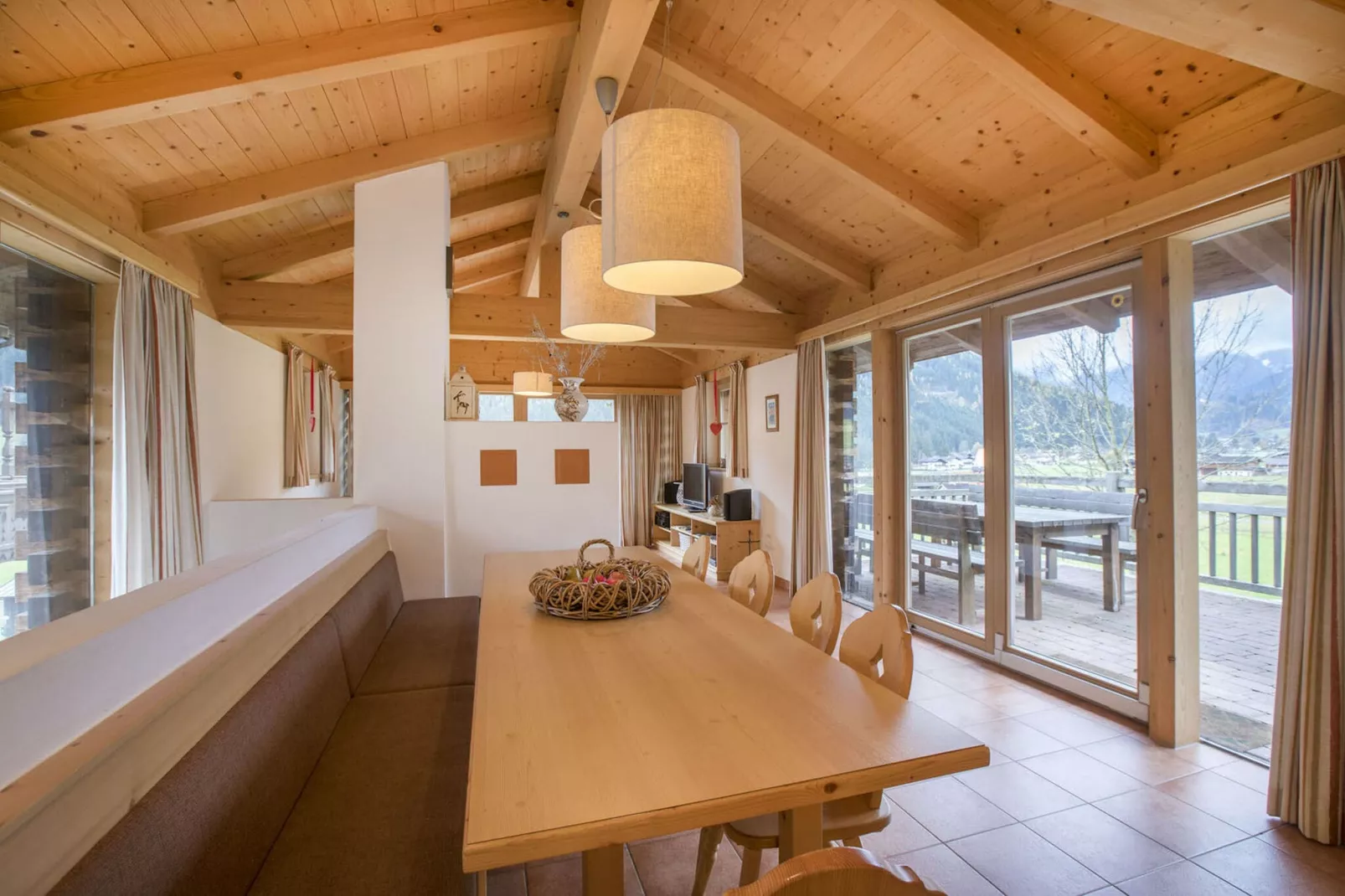 Chalets im Wald-Woonkamer