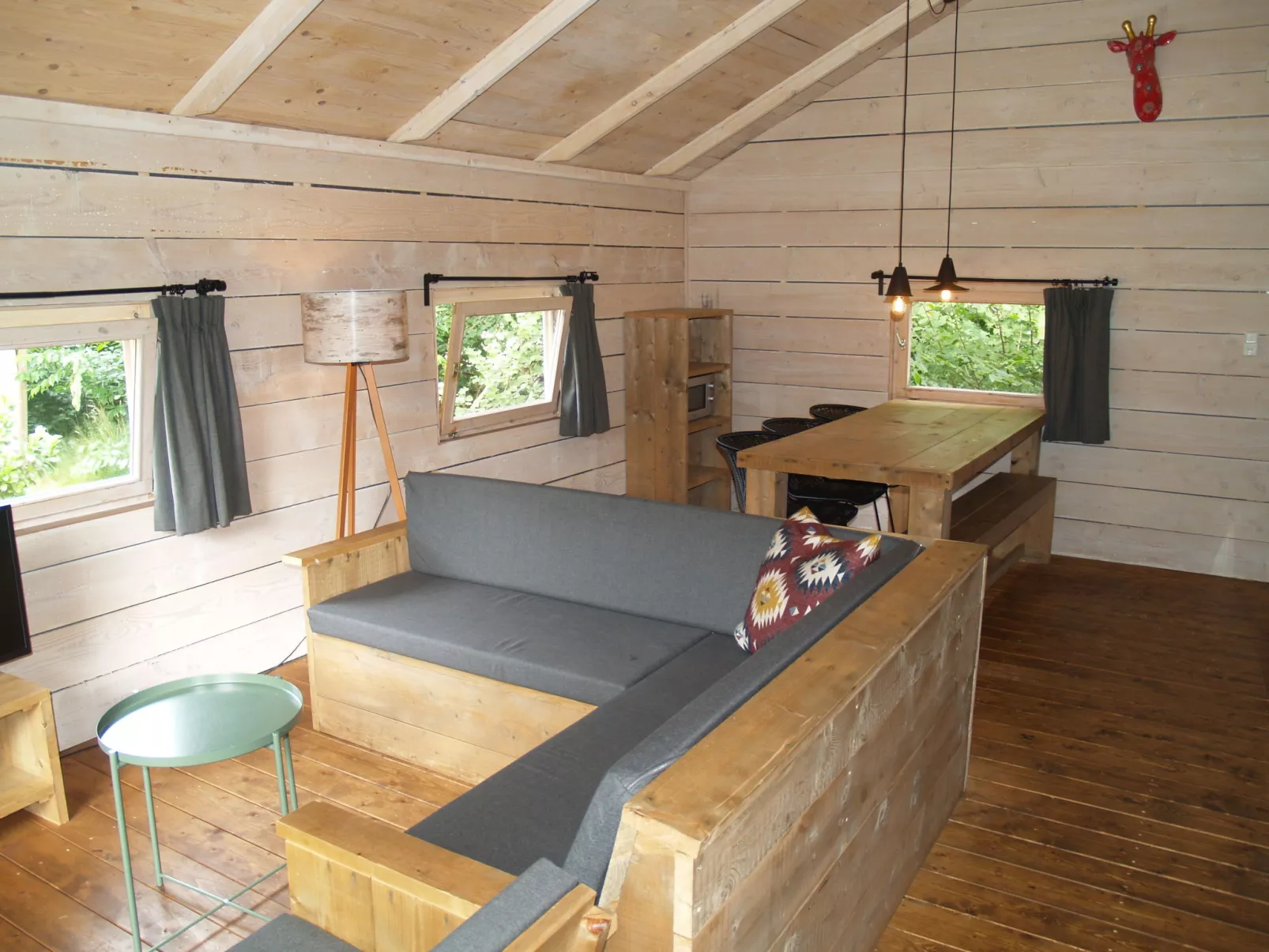 Glamping Lodge 6-Binnen