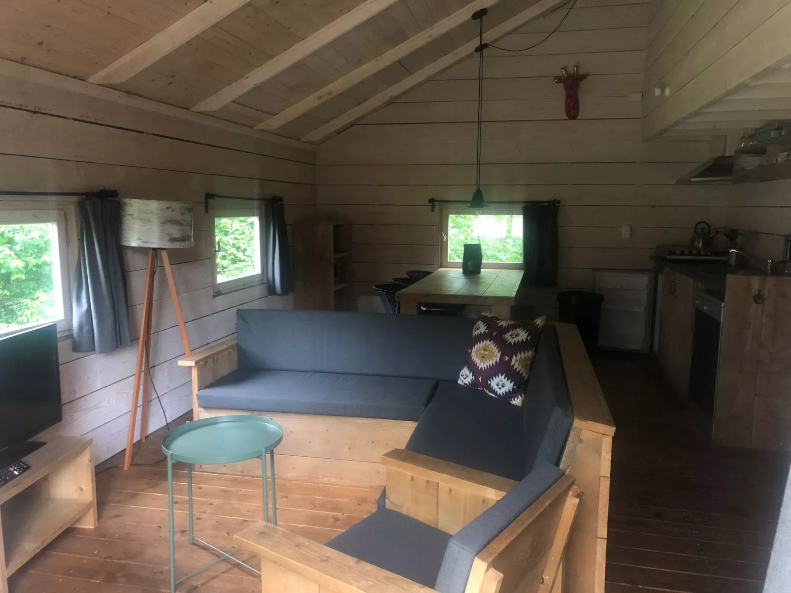 Glamping Lodge 6-Binnen