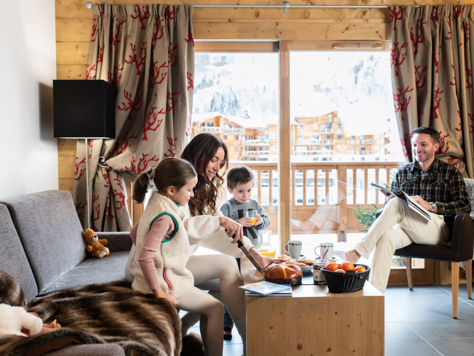 Le Lodge des Neiges-Binnen