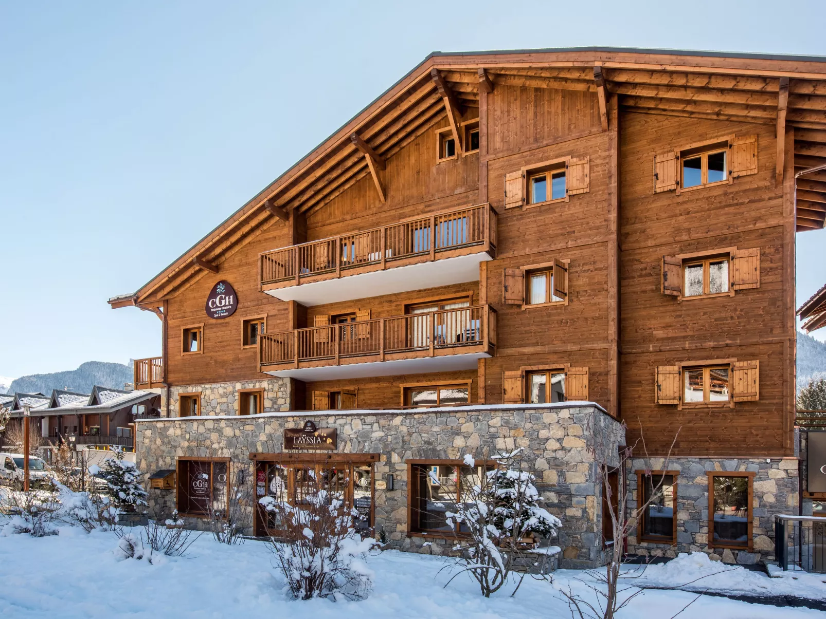 CGH Rés&Spa Chalets de Laÿssia-Buiten