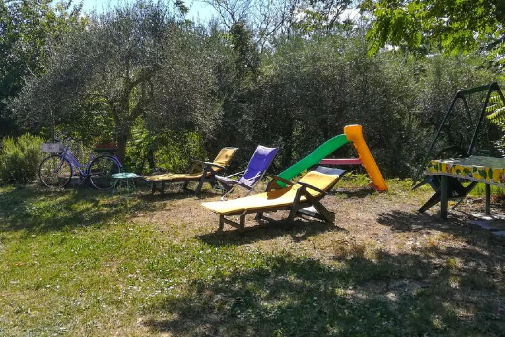 Holiday home dei Pavoni Montemaggiore con Piscina privata-Tuinen zomer