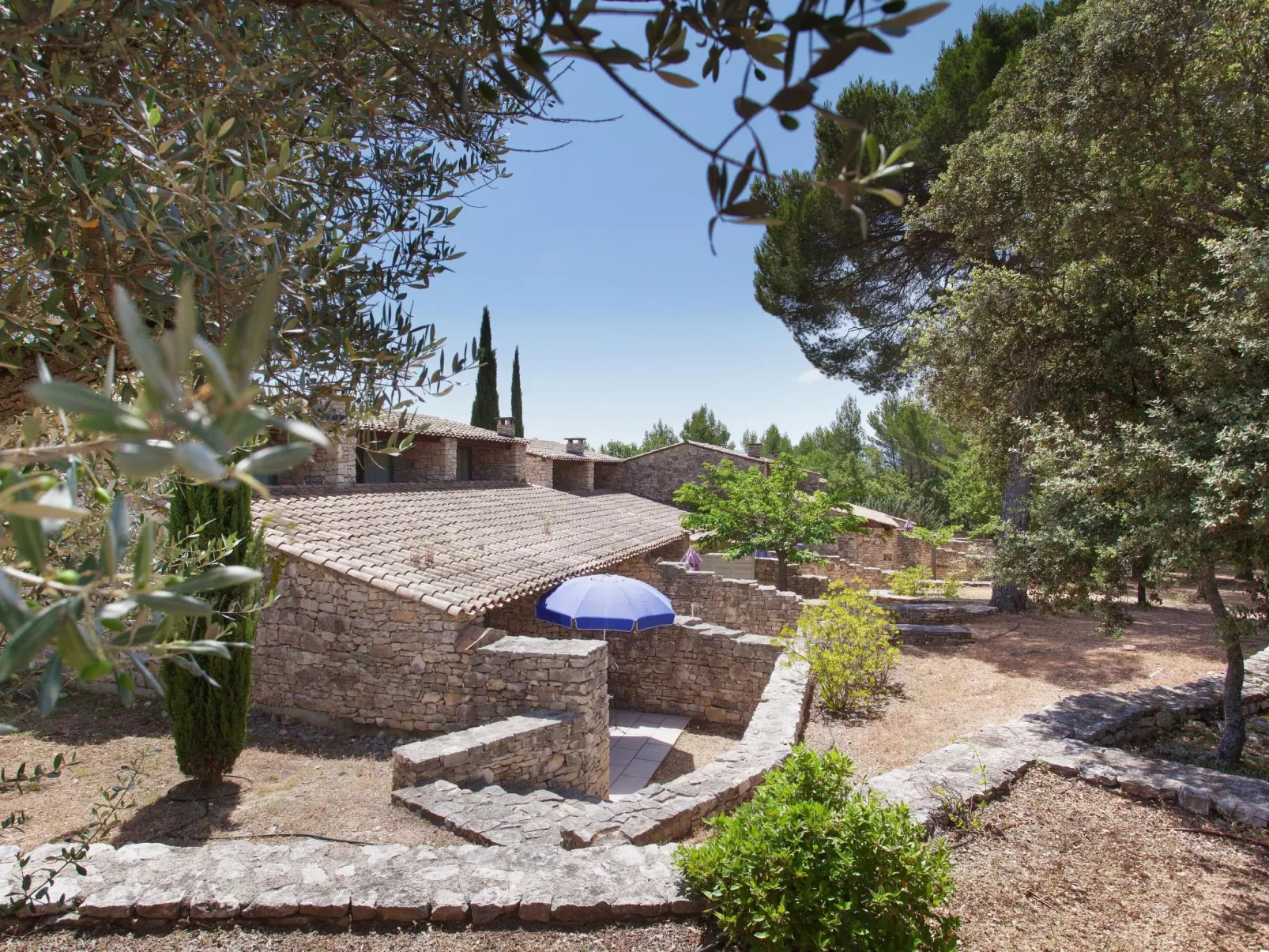 La Bastide des Chênes-Buiten