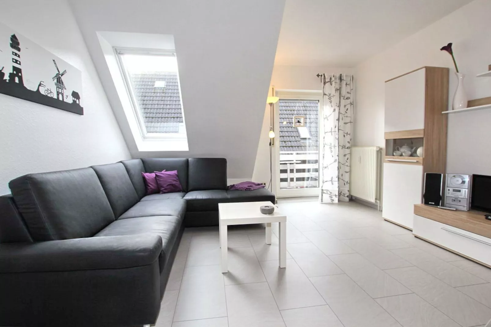 Maisonette Wohnung Meerjungfrau-Woonkamer