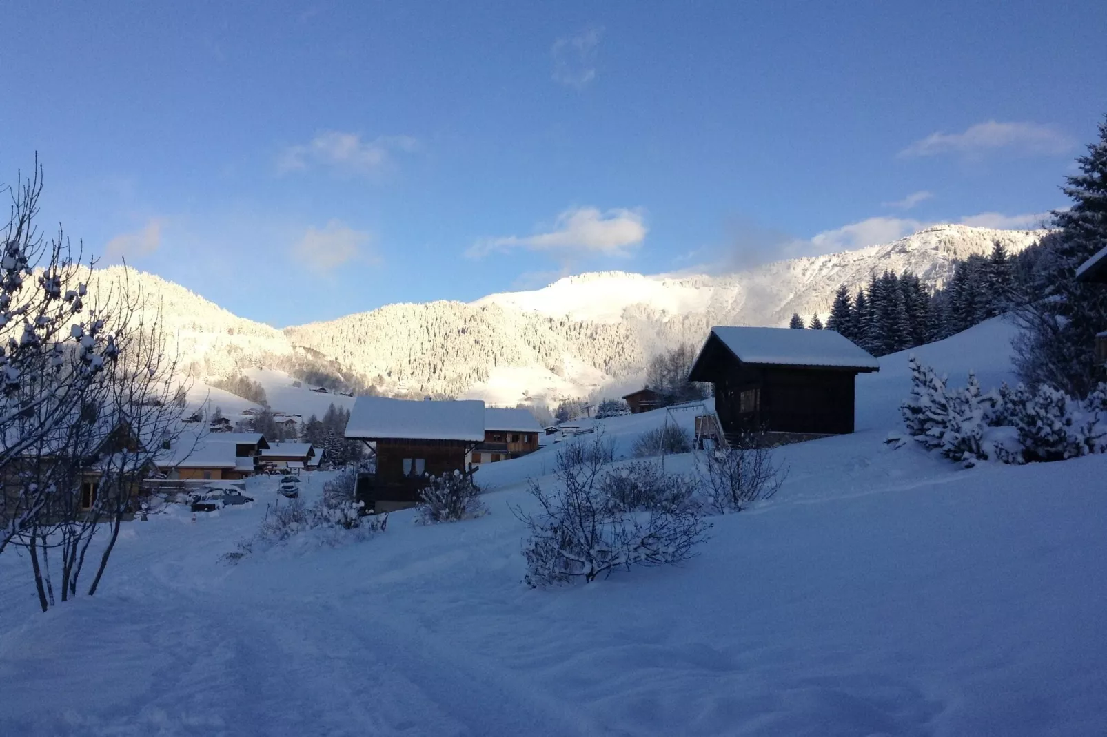 Notre Dame de Bellecombe-Tuin winter