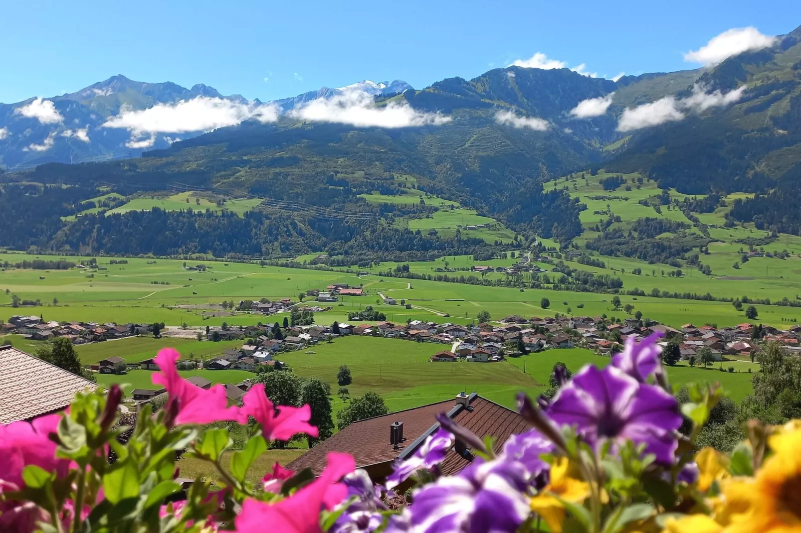 Appartement Mountain Joys-Uitzicht zomer