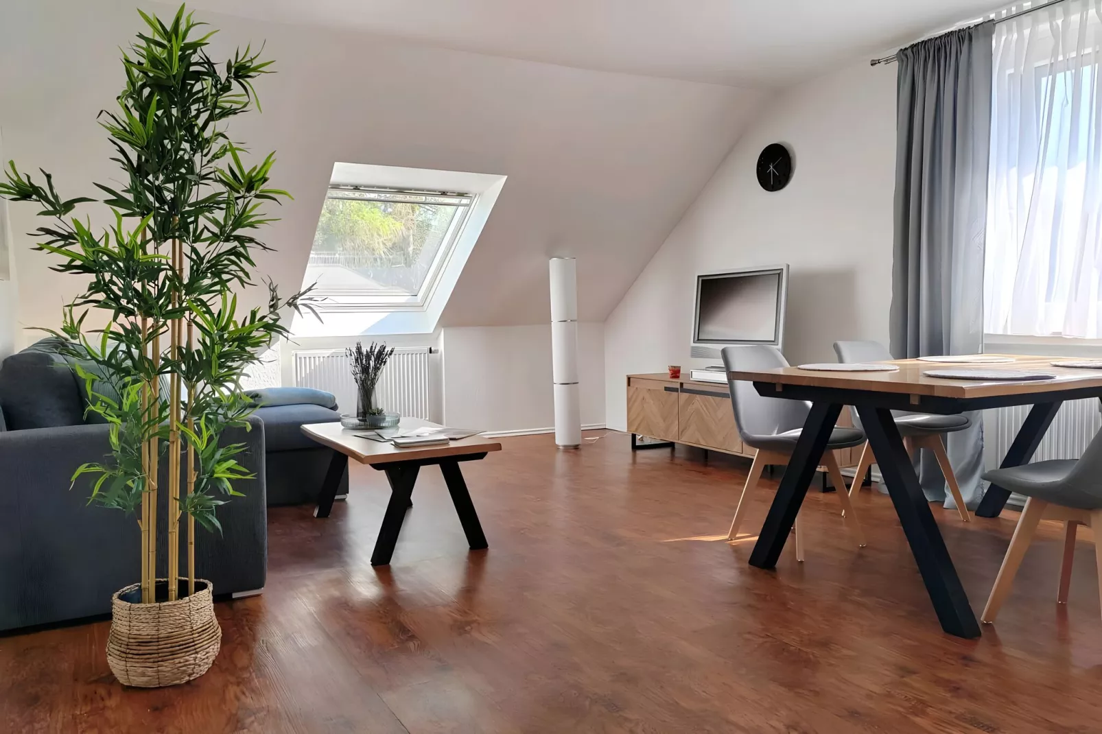 Ferienwohnung Bockwiese-Hahnenklee-Woonkamer