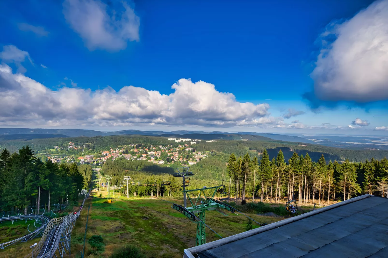 Ferienwohnung Bockwiese-Hahnenklee-Gebieden zomer 1km