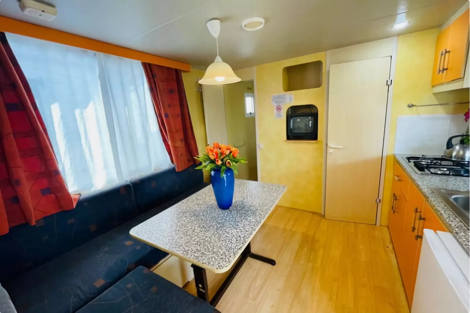 Camping Punta Navaccia 2 - Mobilehome Superior-Woonkamer