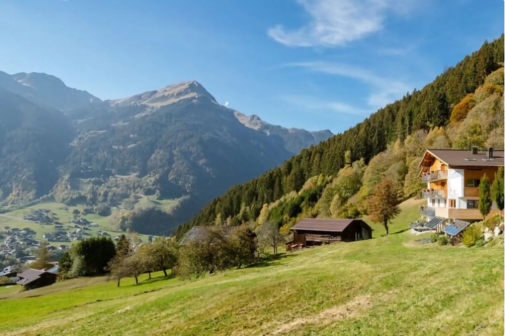 Ferienhaus Bodnerhof-Uitzicht zomer