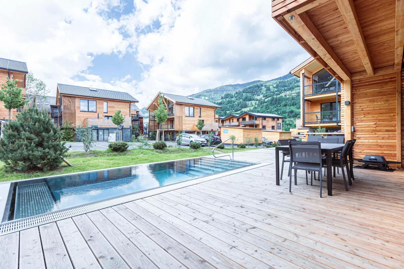 Kreischberg Pool Villen 5a-Uitzicht zomer