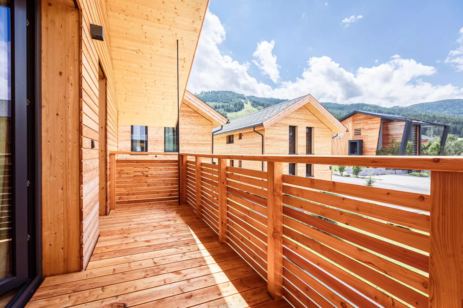 Kreischberg Pool Villen 5b-Terrasbalkon