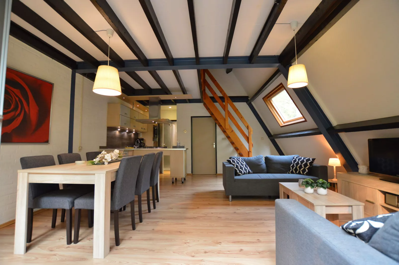 Anjer Bungalow 61-Woonkamer