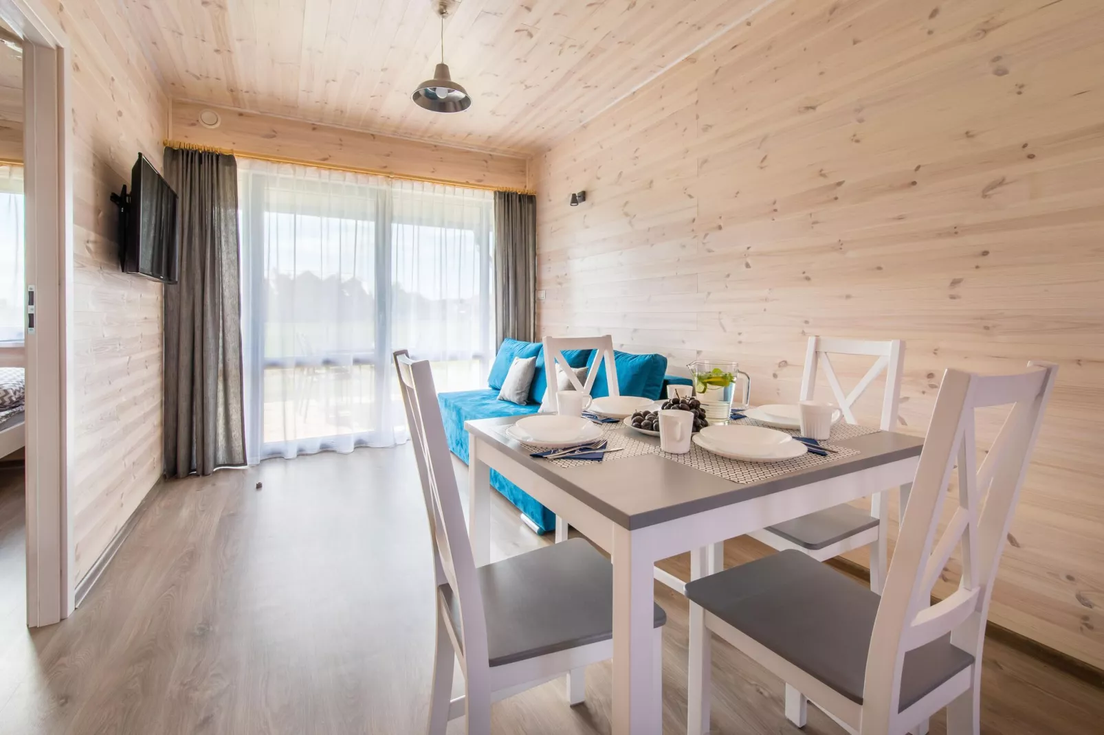 Holiday bungalows in Krynica Morska-Woonkamer