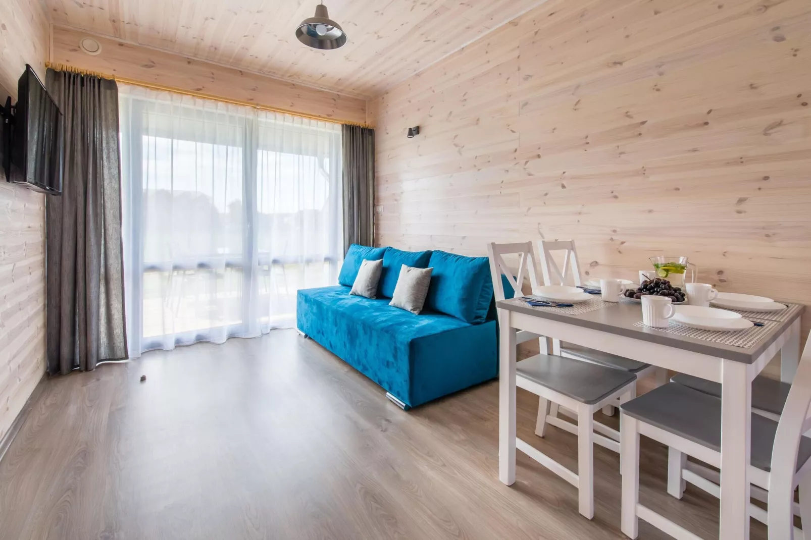 Holiday bungalows in Krynica Morska-Woonkamer