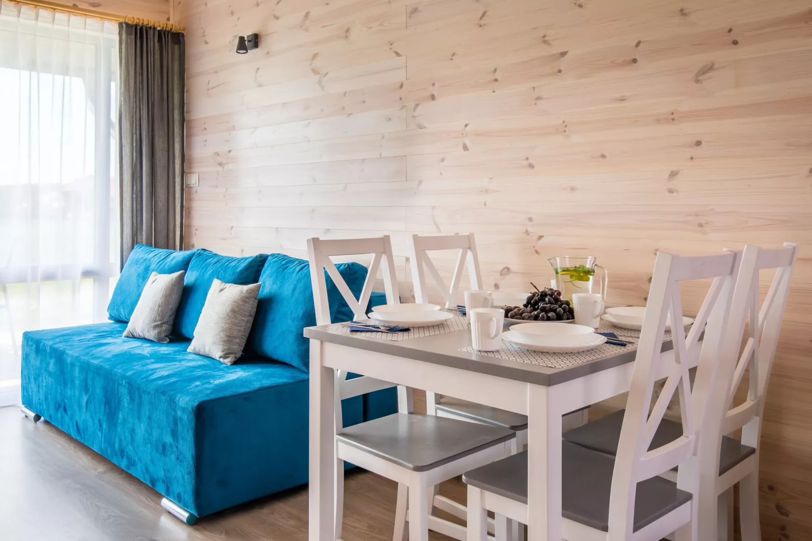 Holiday bungalows in Krynica Morska-Woonkamer