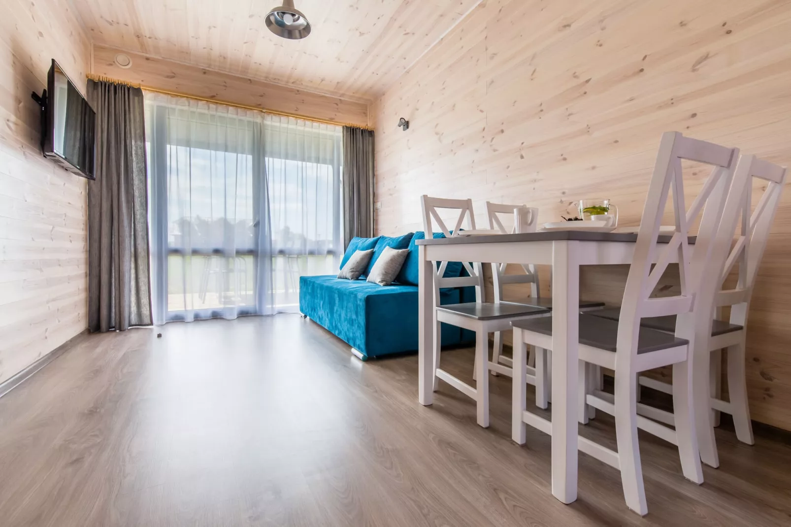 Holiday bungalows in Krynica Morska-Woonkamer