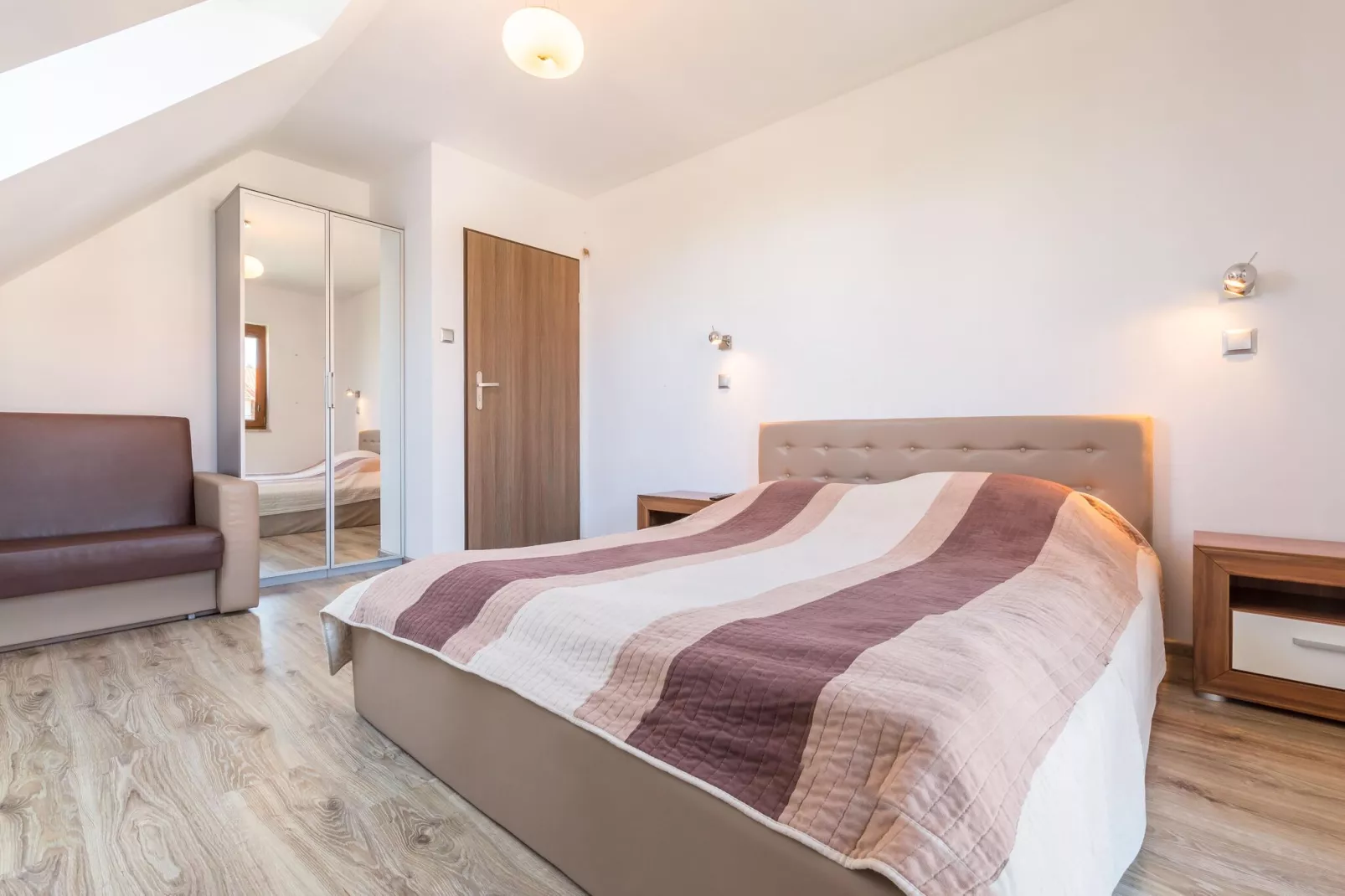 Holiday flat in a villa in Krynica Morska-Slaapkamer