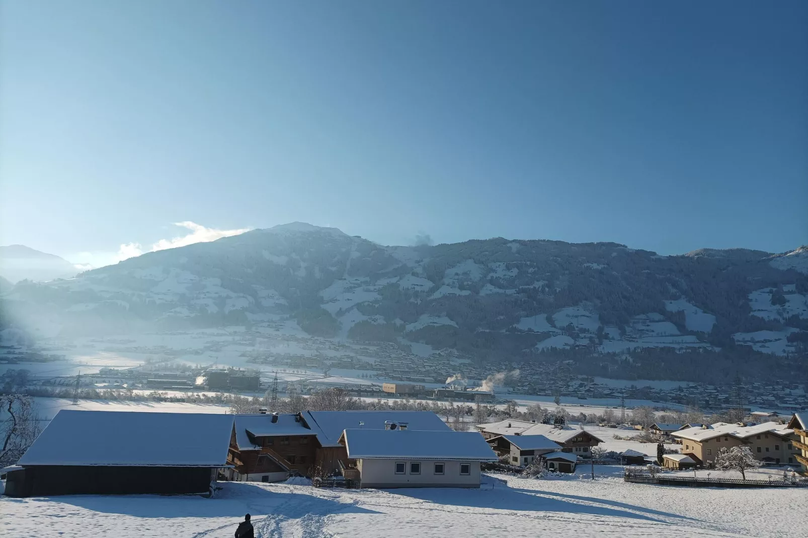 Steinachhof-Uitzicht winter