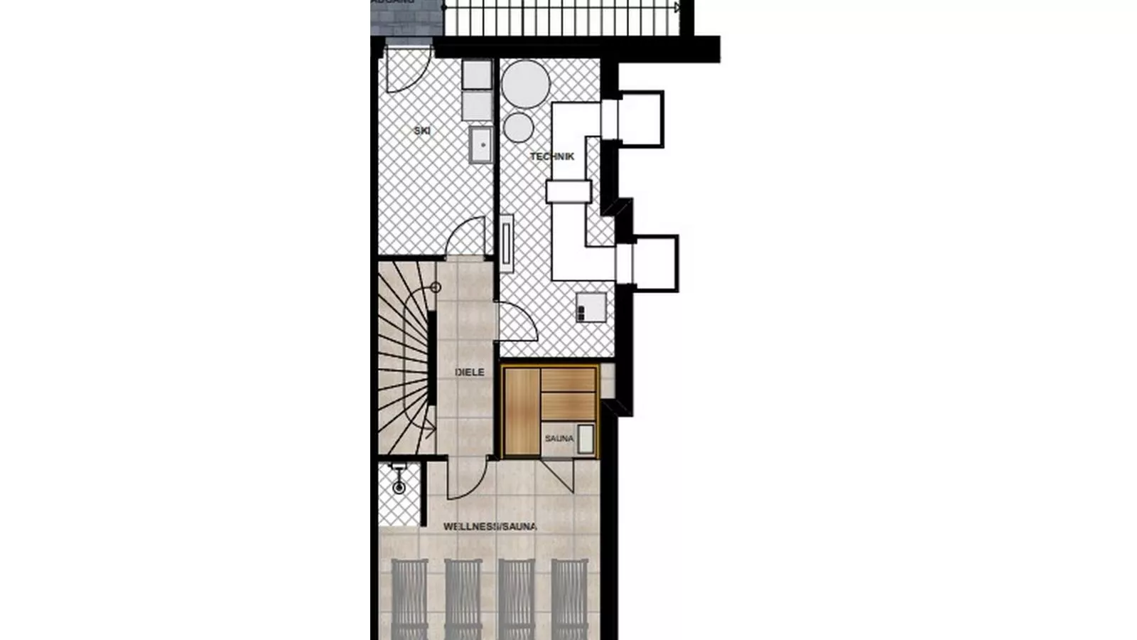 Wagrainer TauernLodge 42B-Plattegrond