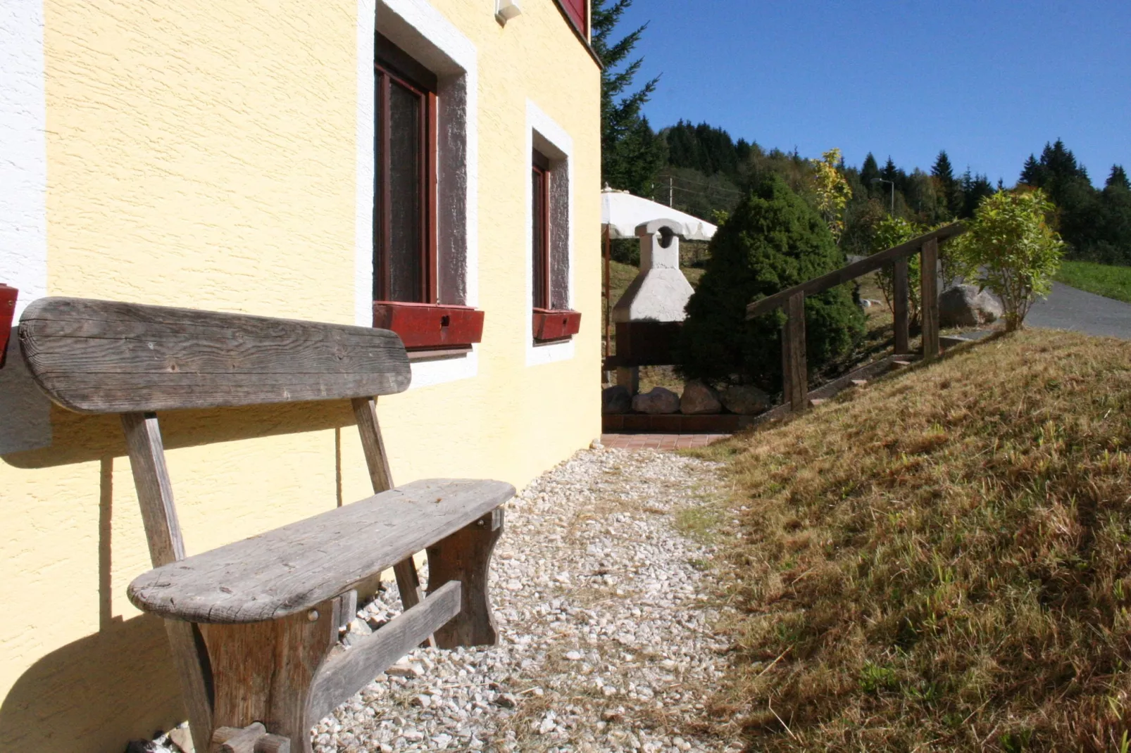 Haus Weissbach-Tuinen zomer