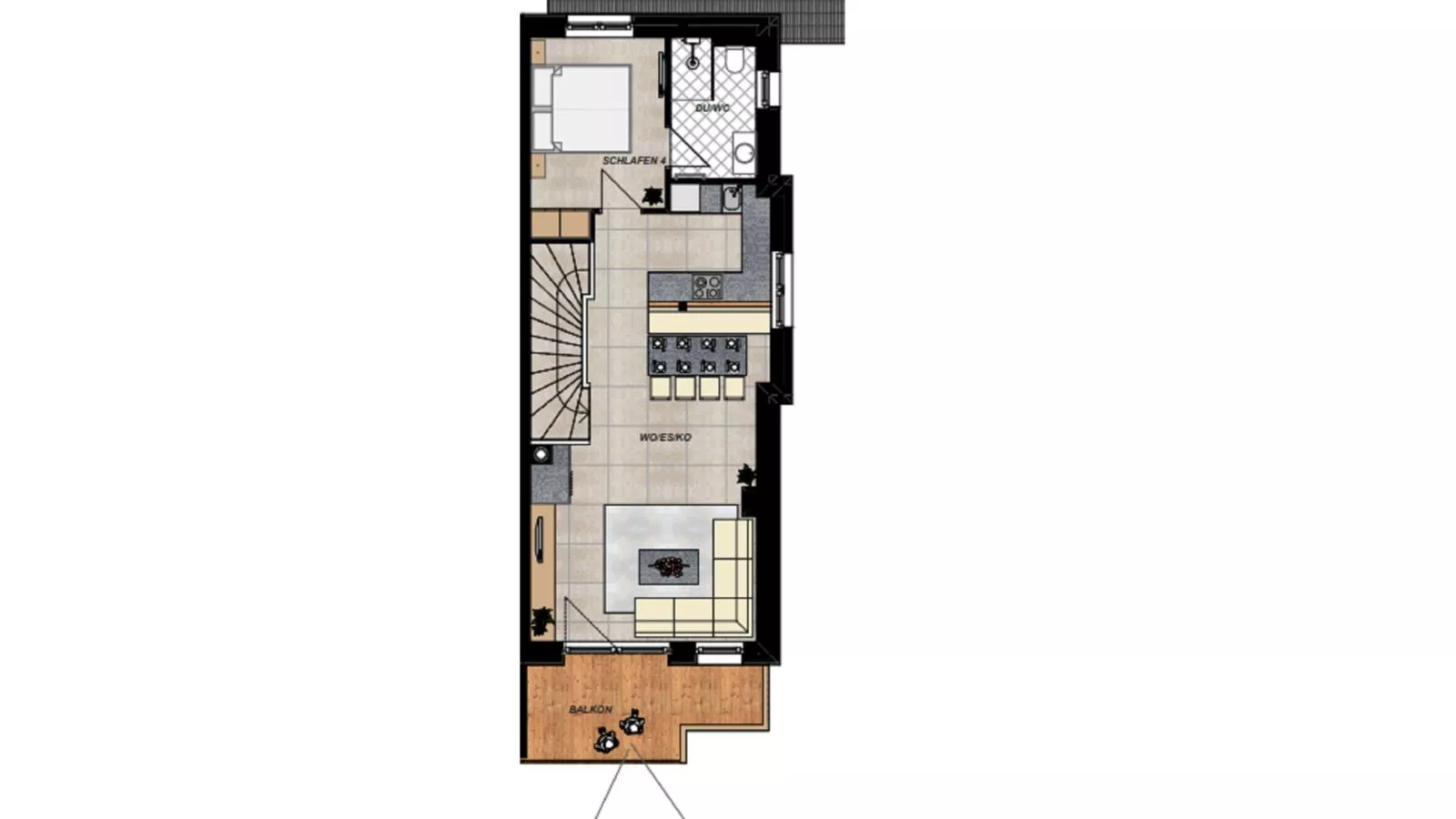 Wagrainer TauernLodge 42B-Plattegrond