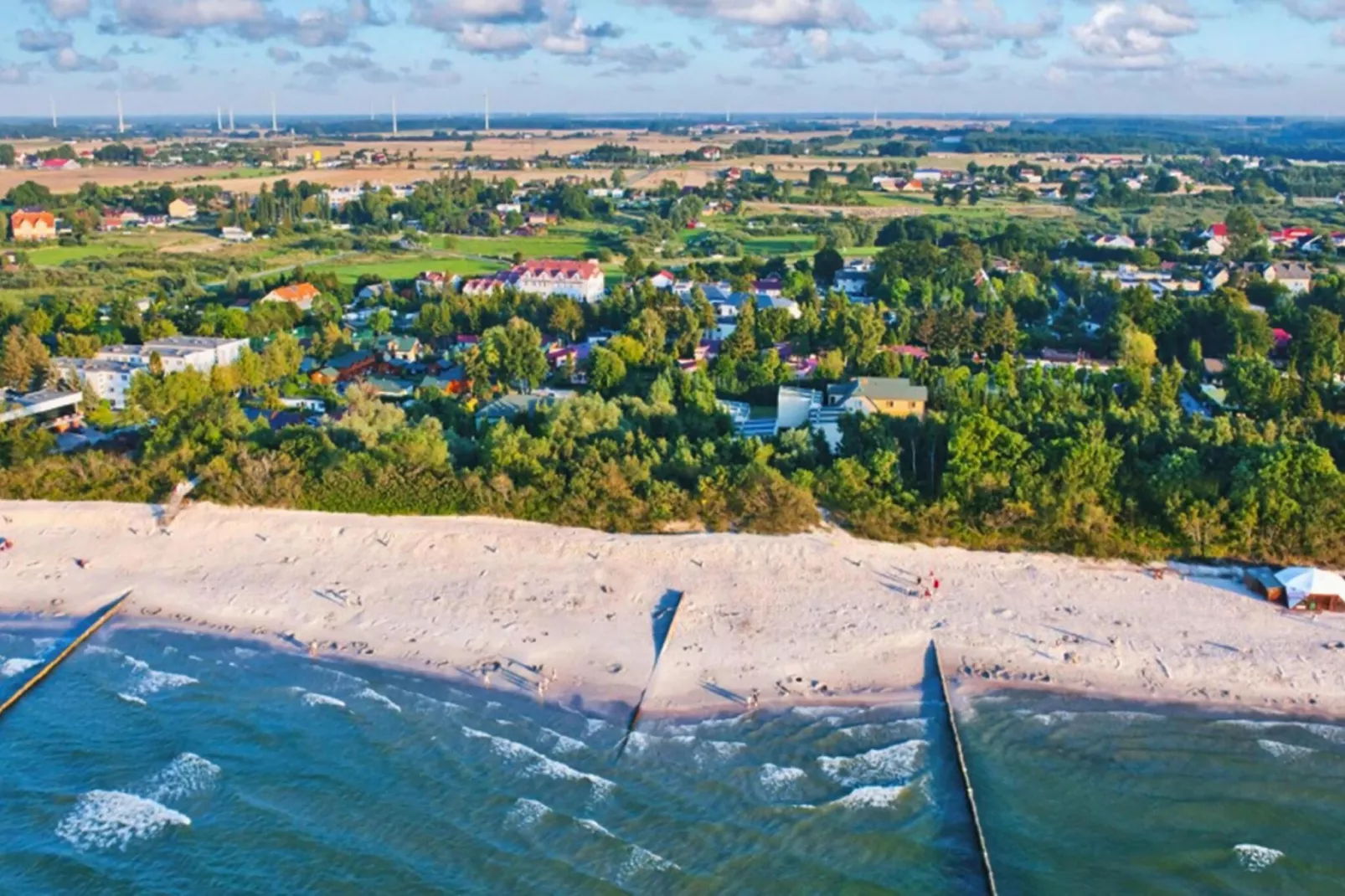 Domki letniskowe dla max 7 osób Sianożęty-Gebieden zomer 5km