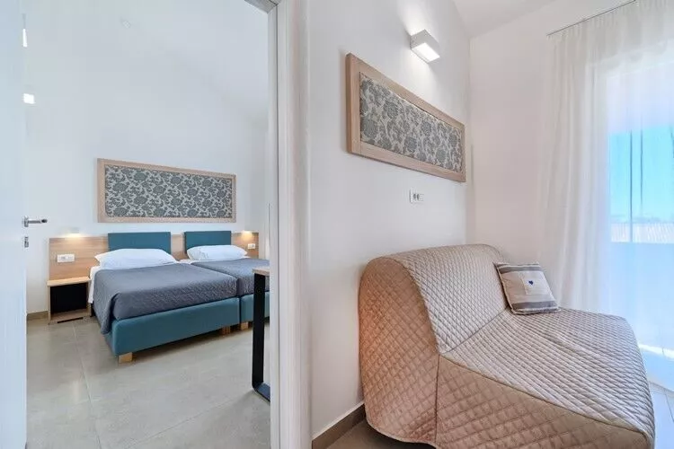 Apartments Medena Trogir - Seget Donji - B4plus1 Superior ca 46 qm für 5 Pers-Slaapkamer