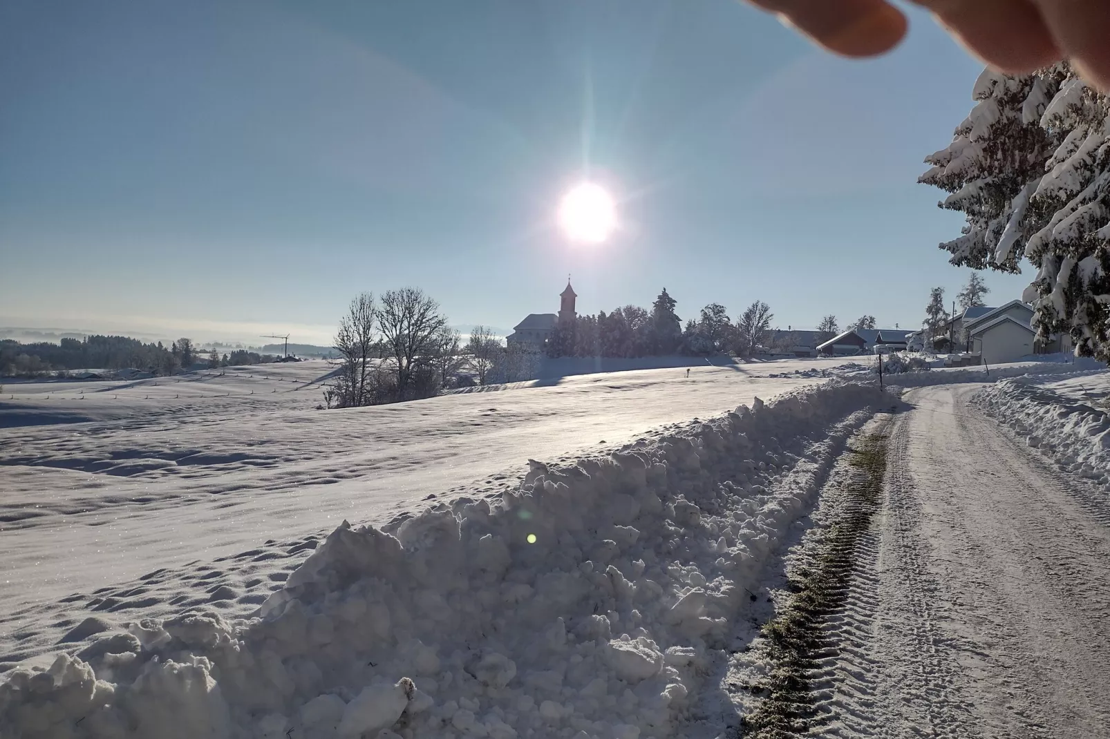 Pfaffenwinkel-Gebied winter 5km