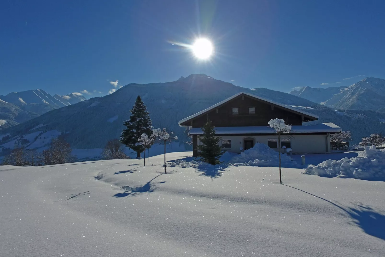 Gut Vorderstallberg-Uitzicht winter