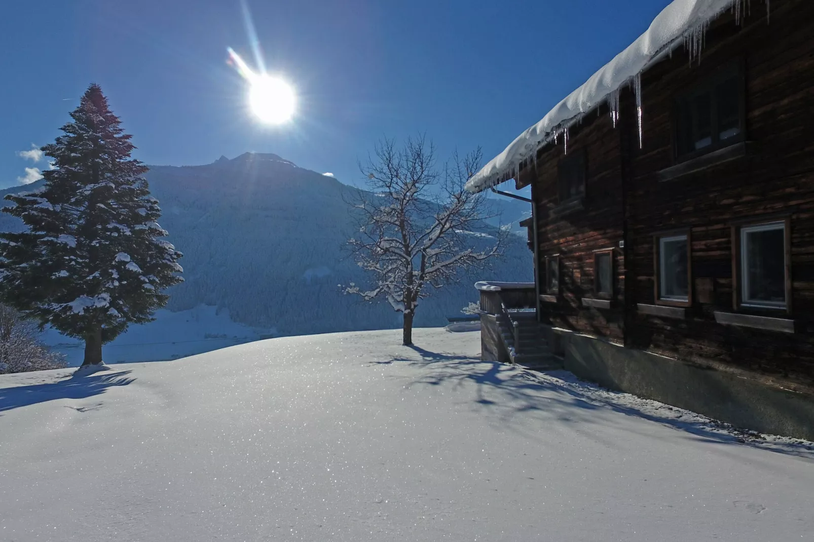 Gut Vorderstallberg-Uitzicht winter