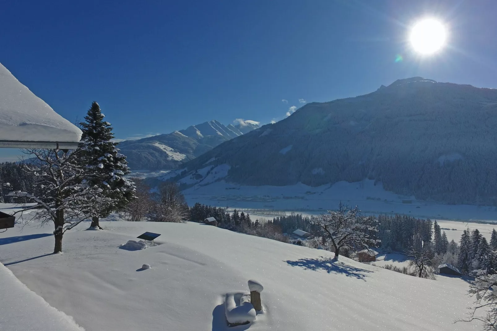 Gut Vorderstallberg-Uitzicht winter