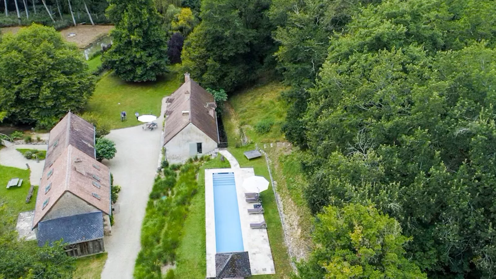 Moulin du 18ieme siècle-Buitenkant zomer