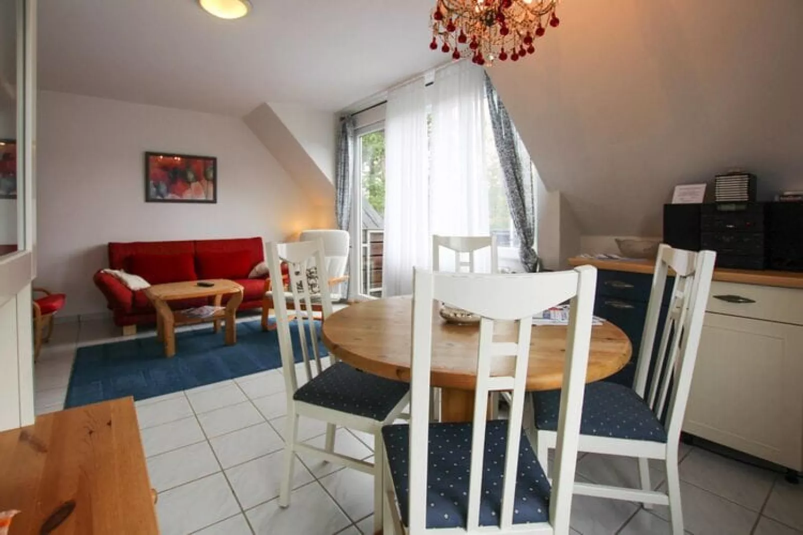 Ferienwohnung Ankerplatz-Woonkamer