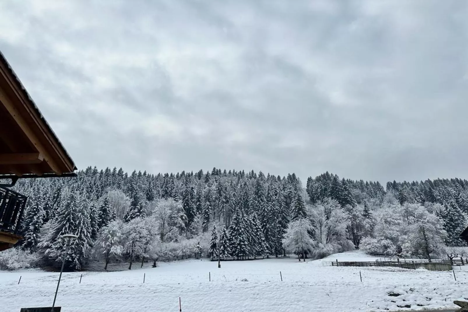Chalet Ahorn-Uitzicht winter