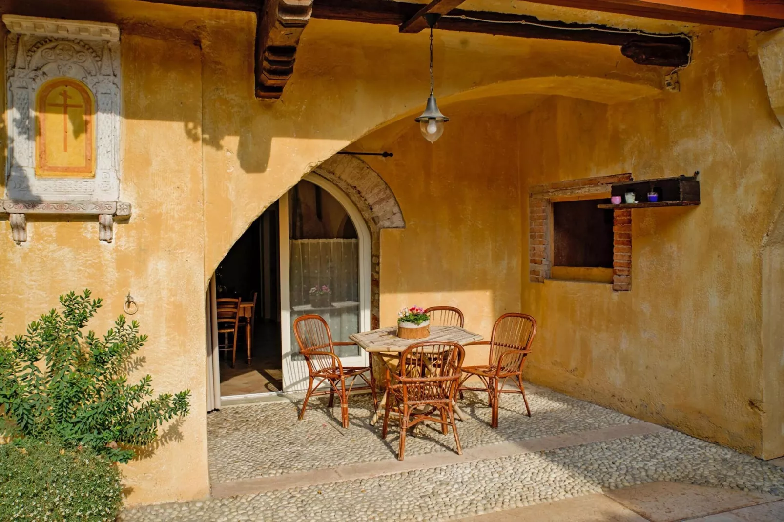 Residence Borgo Alba Chiara, Toscolano-trilo 50-60 qm-Terrasbalkon