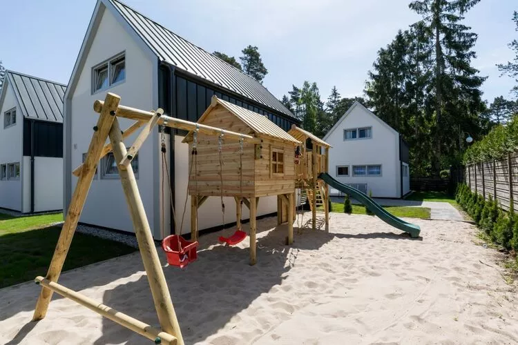 	Domki letniskowe niedziela-niedziela Kotwica Pobierowo-Tuinen zomer